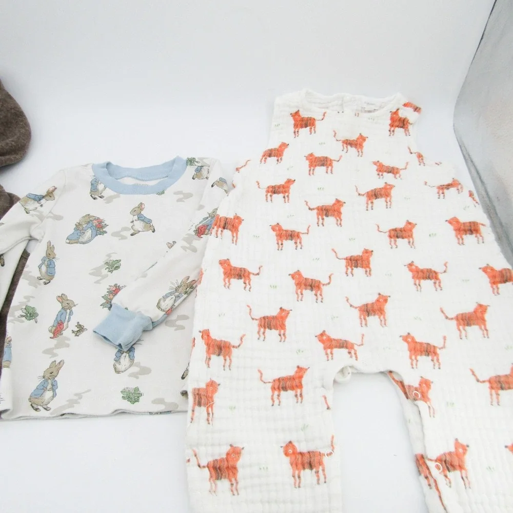 Lot Of 20 Mostly Carters Some Cat & Jack Mix Cotton Kids Clothes Gerber 18-24 m